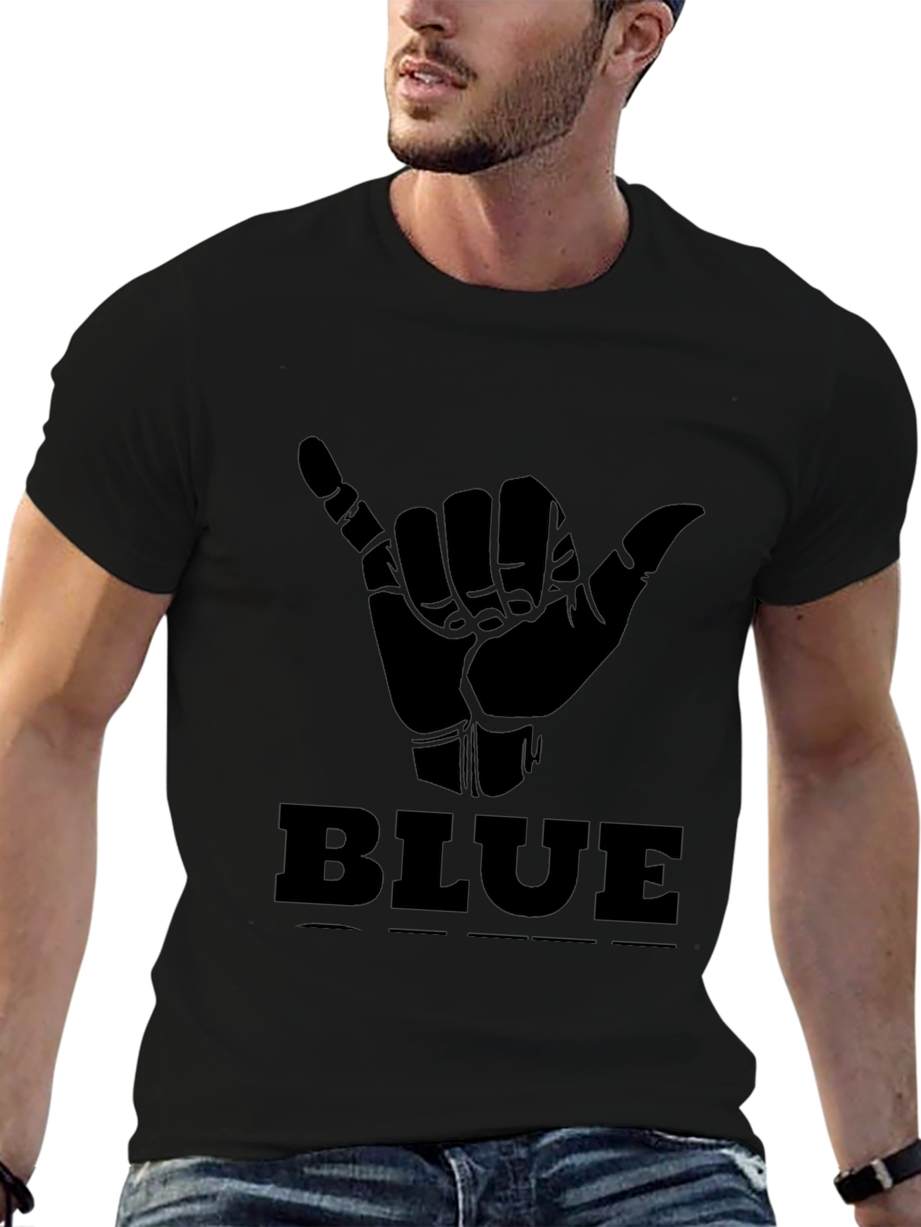 Hang Loose T-Shirt - BLUE Graphic Tee