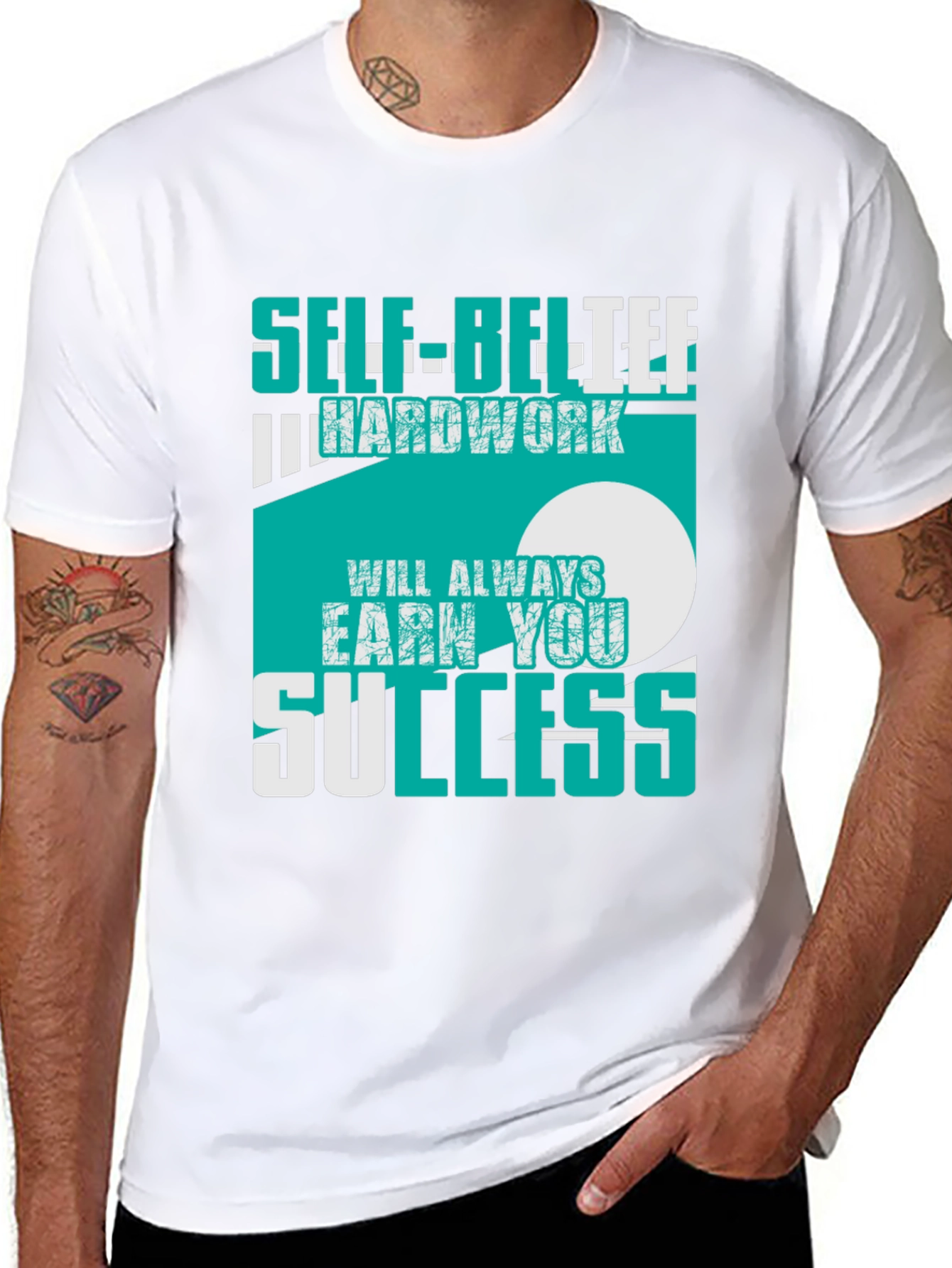 Self-Belief & Hardwork Success Tee