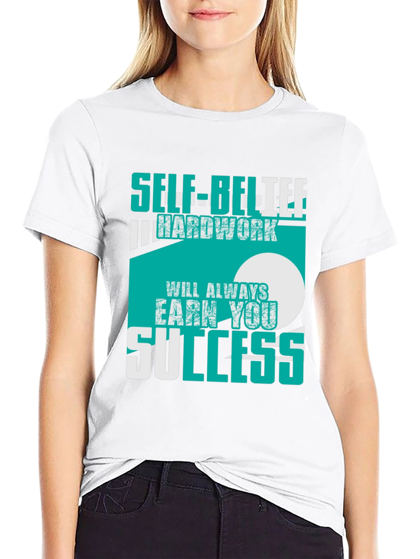 Self-Belief & Hardwork Success Tee