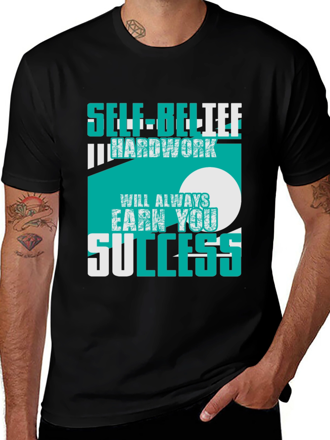 Self-Belief & Hardwork Success Tee
