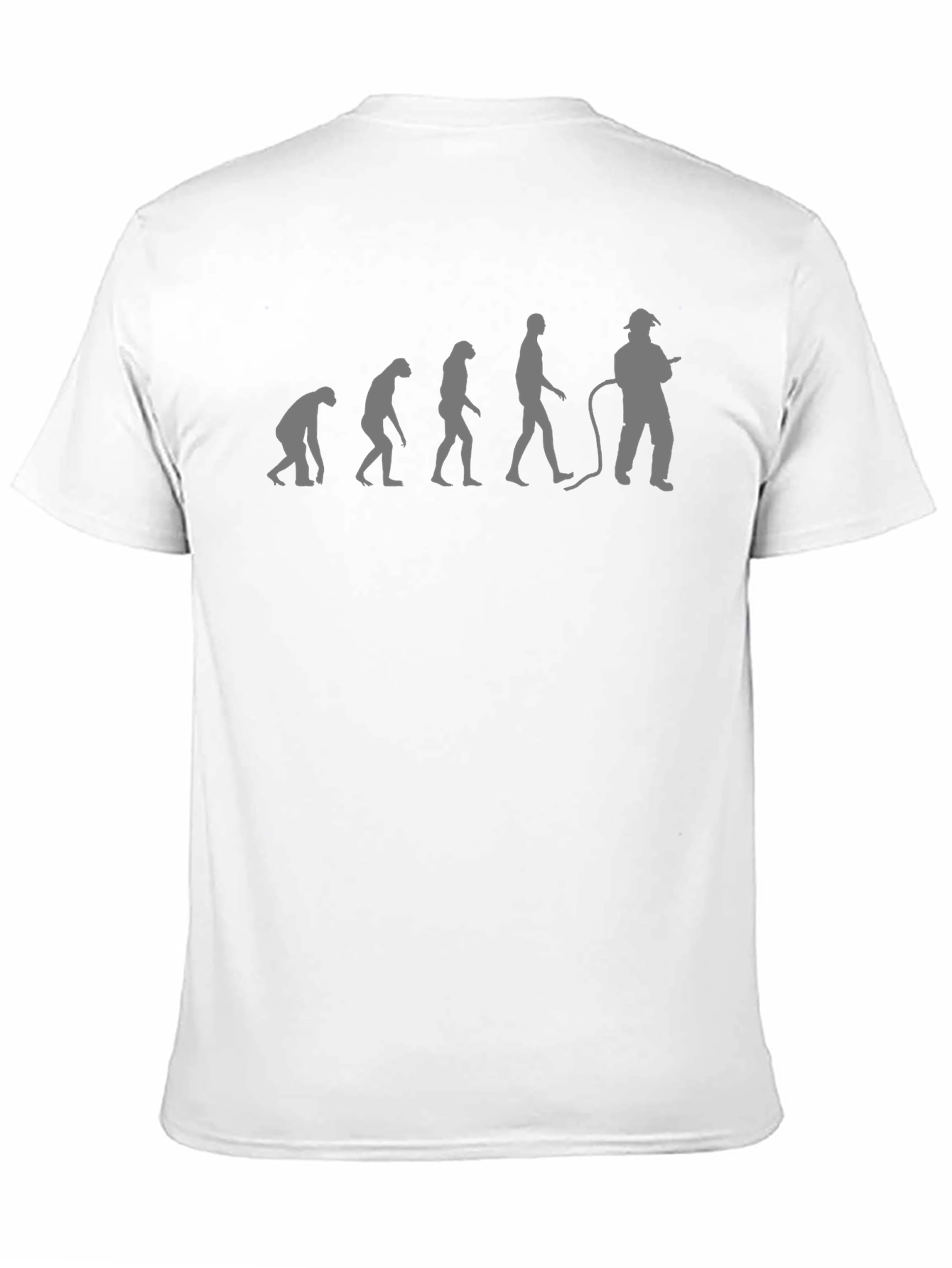 Evolution Firefighter T-Shirt - Black Cotton Tee