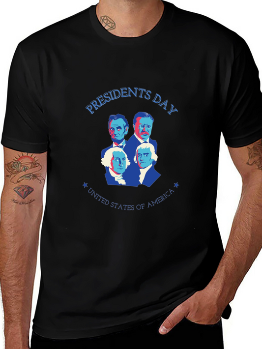 Presidents Day US Presidents Graphic T-Shirt