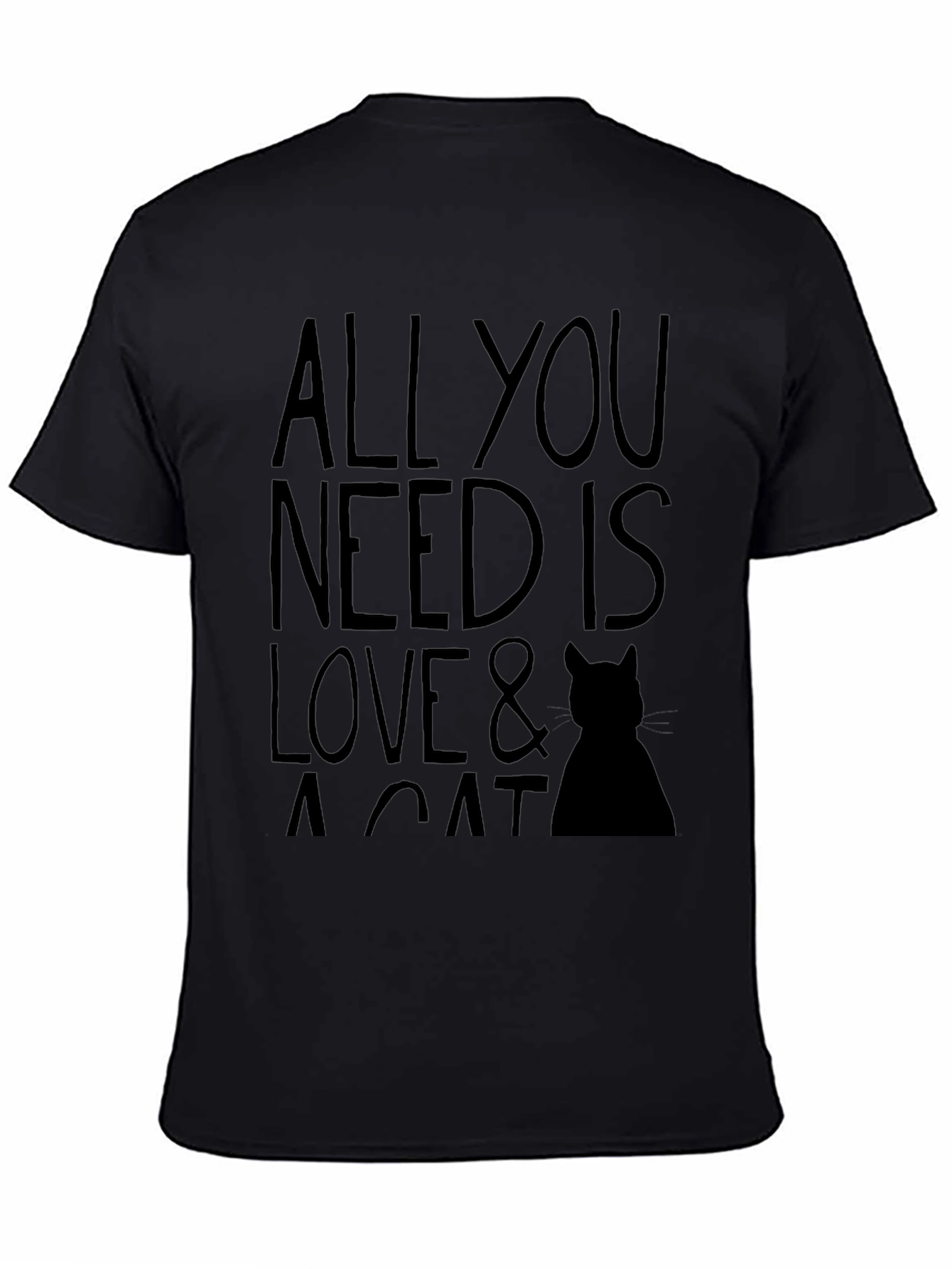 All You Need Is Love & A Cat T-Shirt