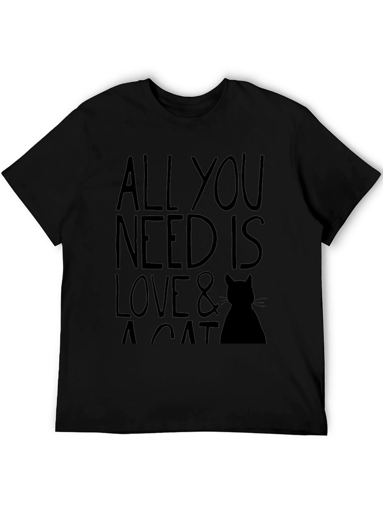 All You Need Is Love & A Cat T-Shirt