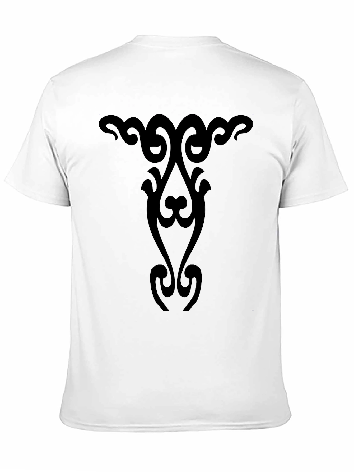 Tribal Graphic T-Shirt - Casual Black Tee