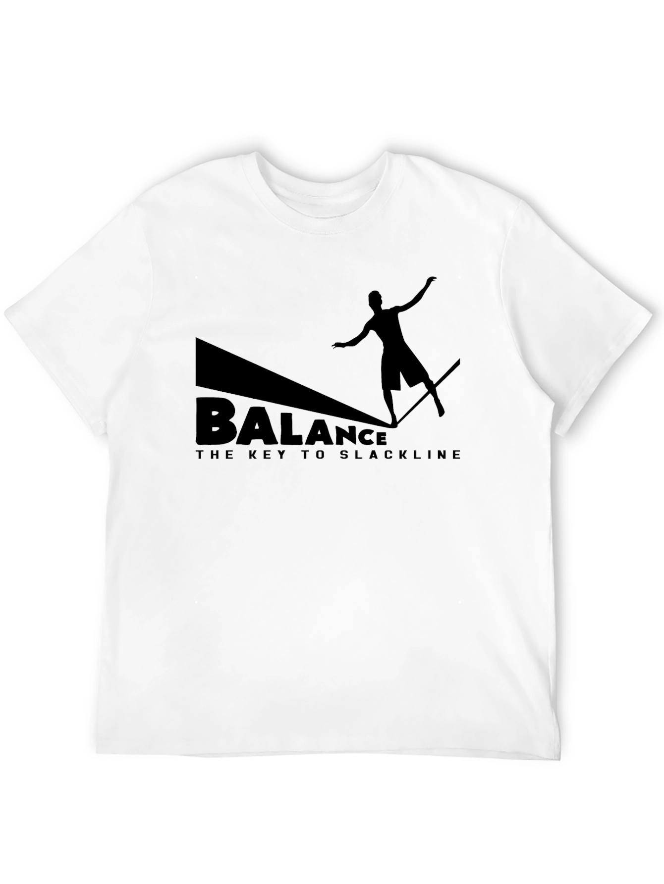 Balance Slackline Graphic Tee - Black