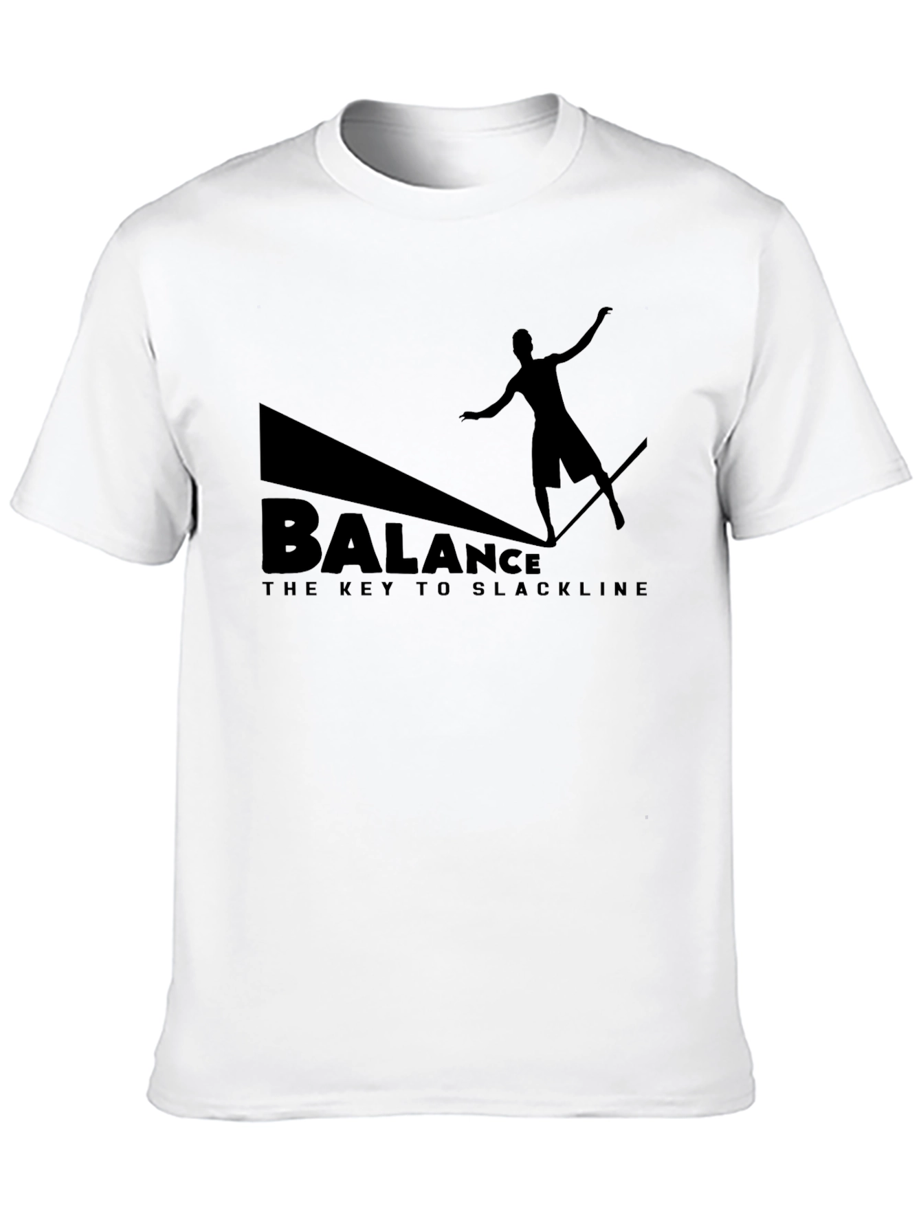 Balance Slackline Graphic Tee - Black