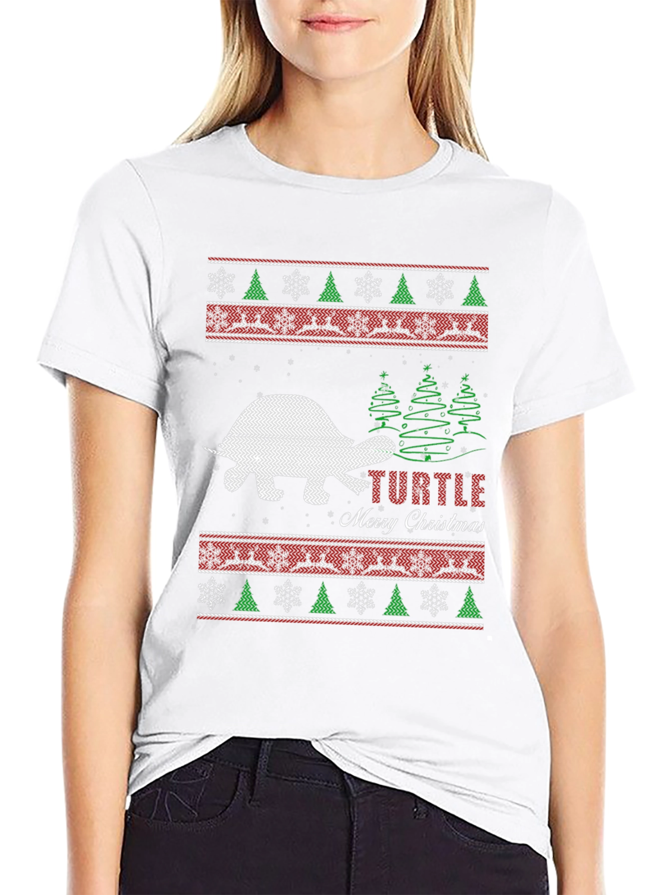 Turtle Christmas Sweater T-Shirt
