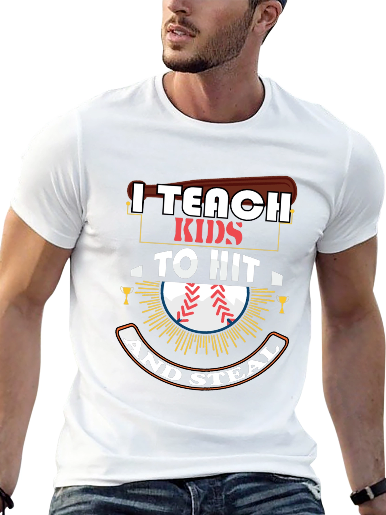 I Teach Kids To Hit And Steal T-Shirt