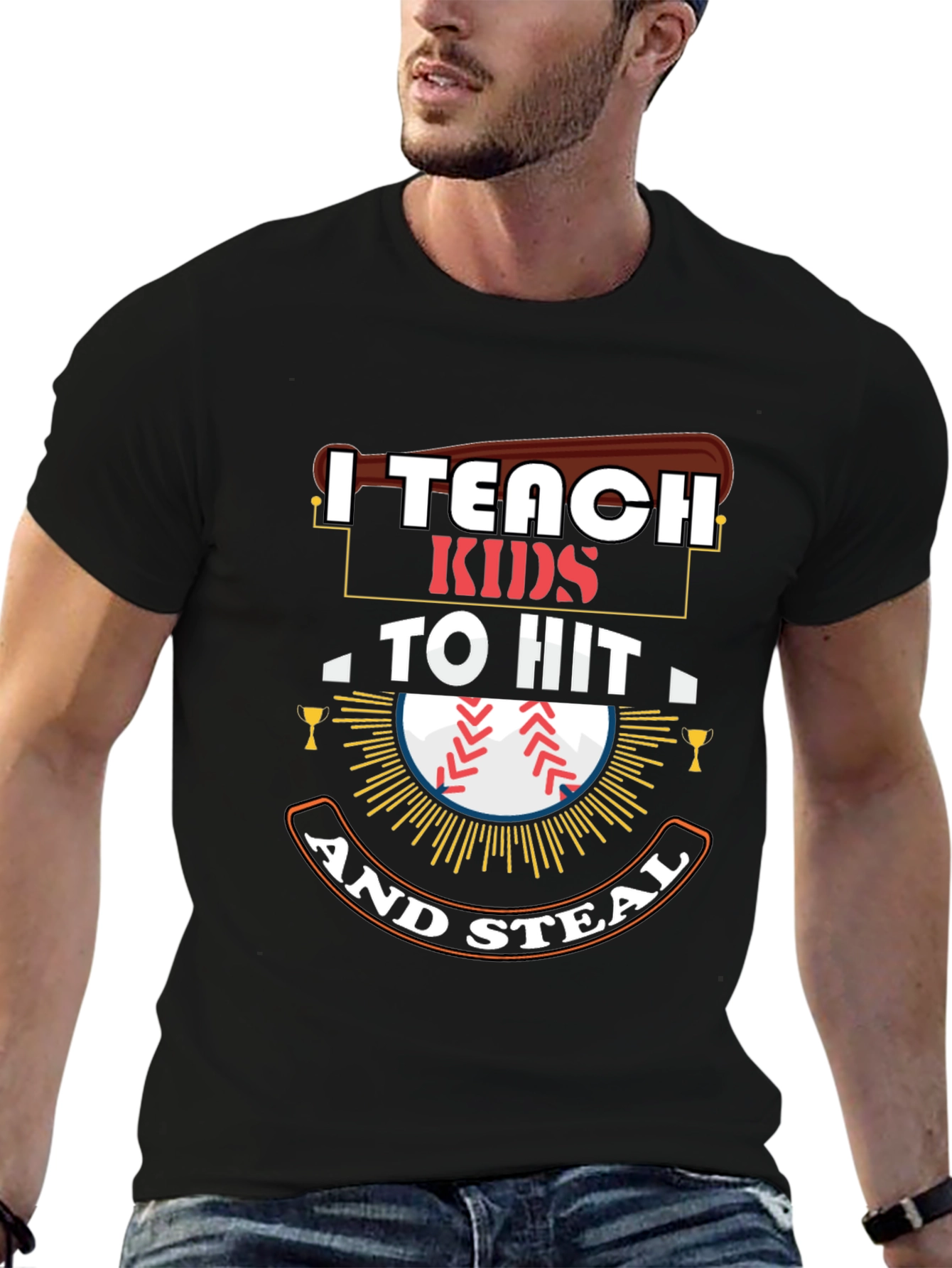 I Teach Kids To Hit And Steal T-Shirt