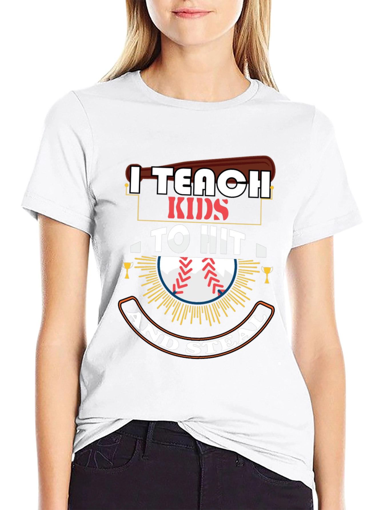 I Teach Kids To Hit And Steal T-Shirt