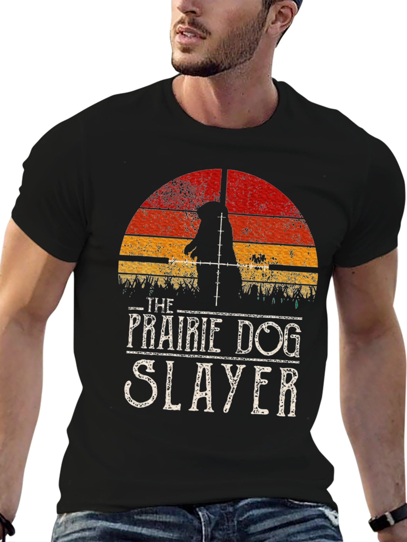 Prairie Dog Slayer Graphic T-Shirt - Hunter Tee