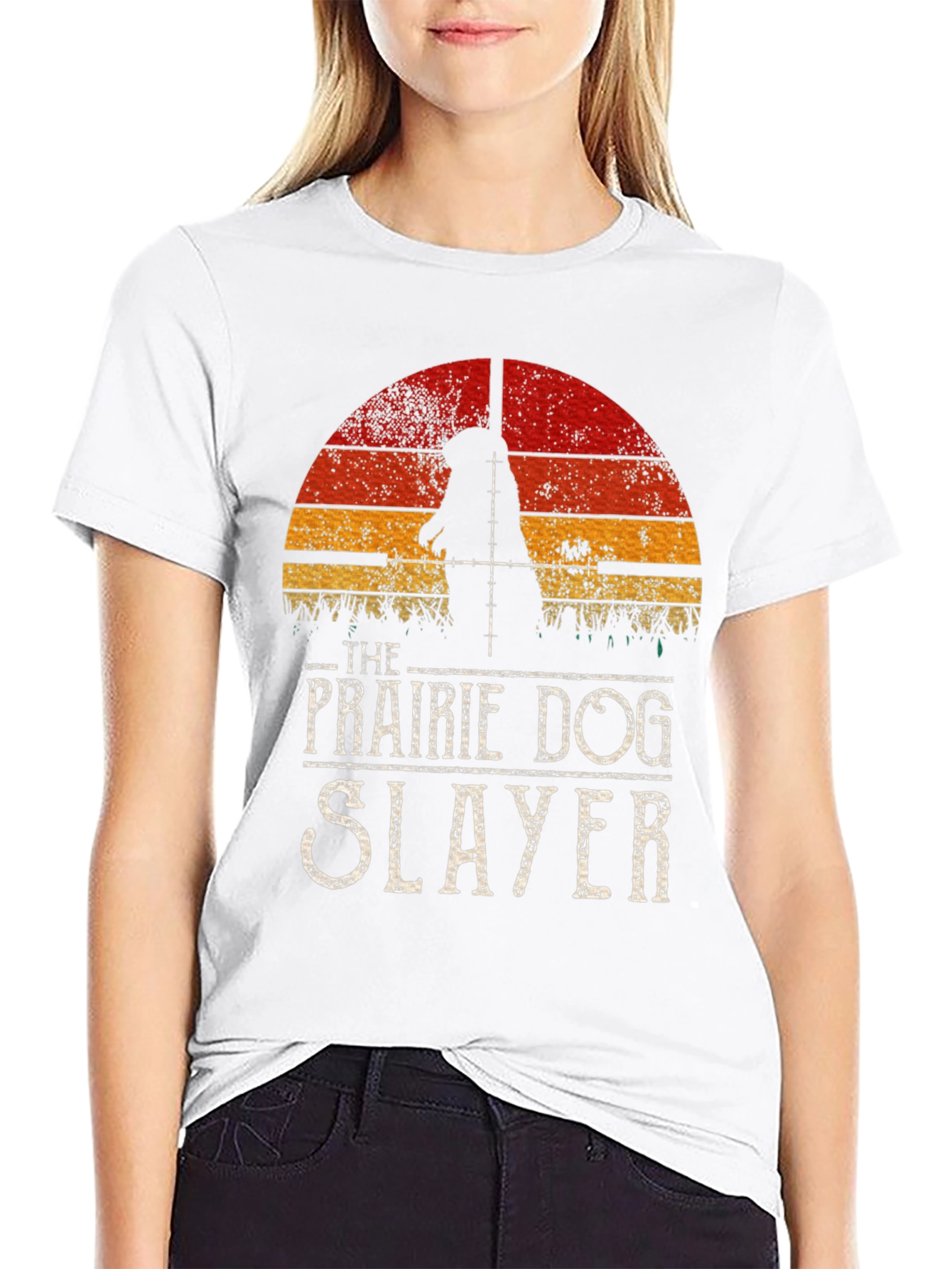 Prairie Dog Slayer Graphic T-Shirt - Hunter Tee