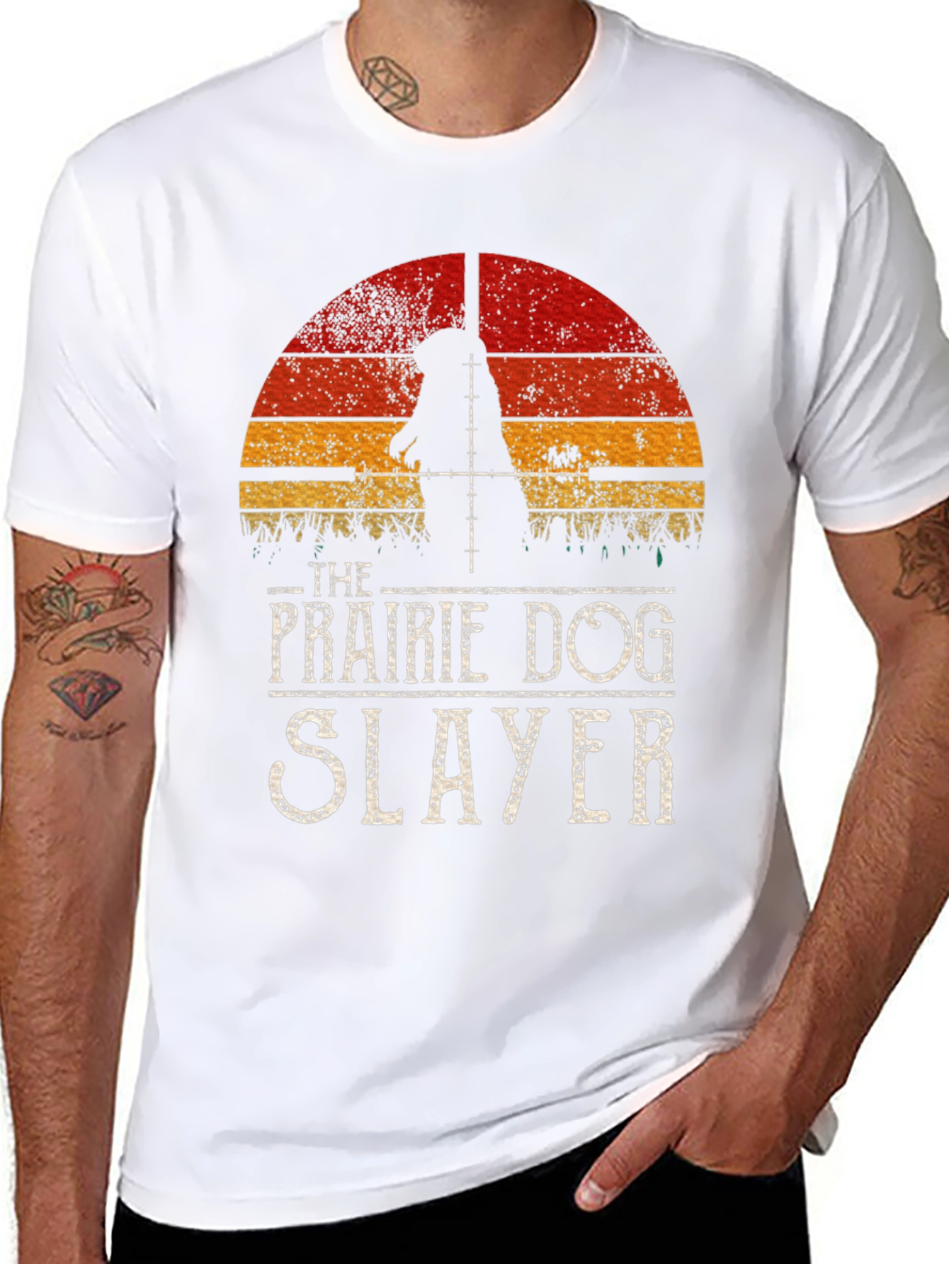 Prairie Dog Slayer Graphic T-Shirt - Hunter Tee