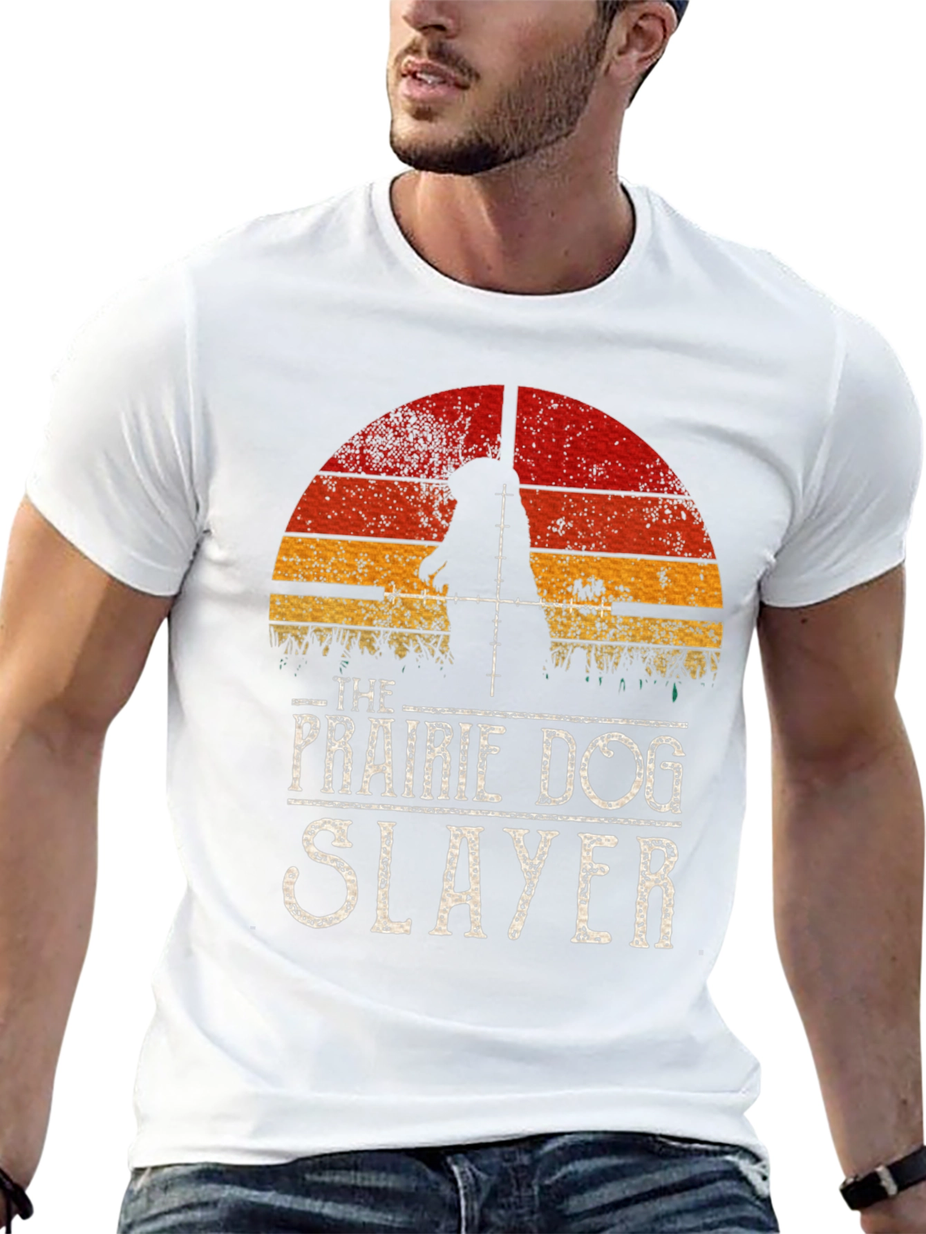 Prairie Dog Slayer Graphic T-Shirt - Hunter Tee