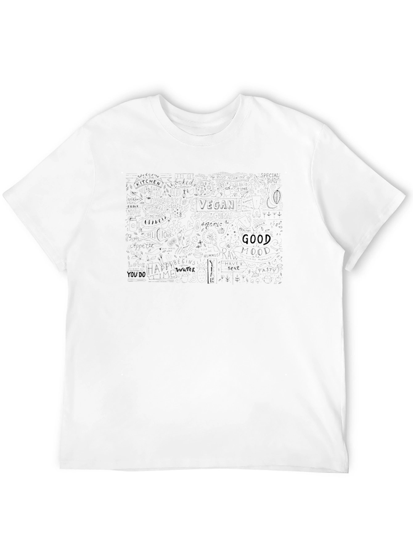 Vegan Kitchen T-Shirt - Black