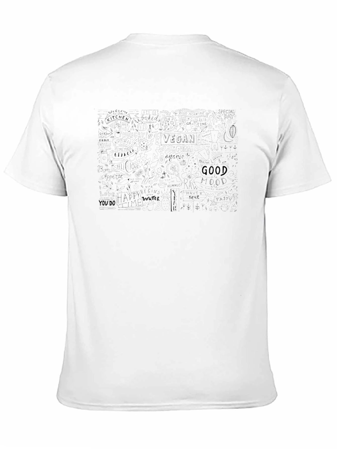Vegan Kitchen T-Shirt - Black