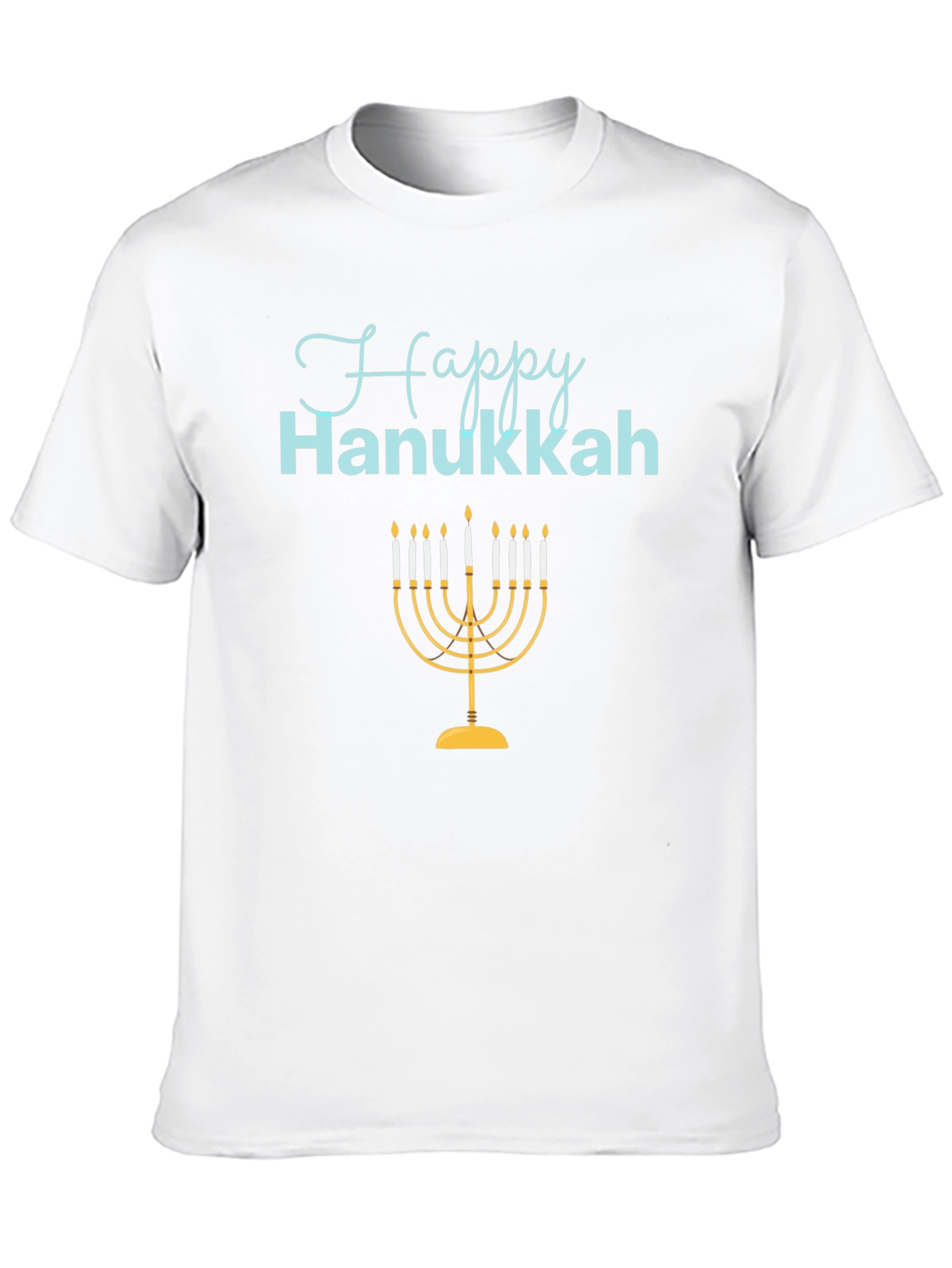 Happy Hanukkah Menorah T-Shirt