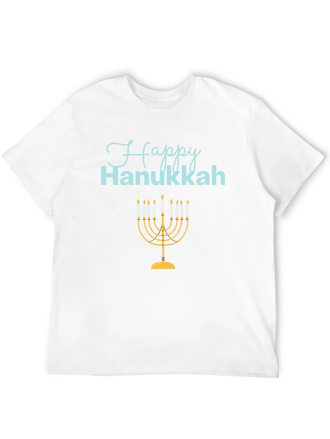 Happy Hanukkah Menorah T-Shirt