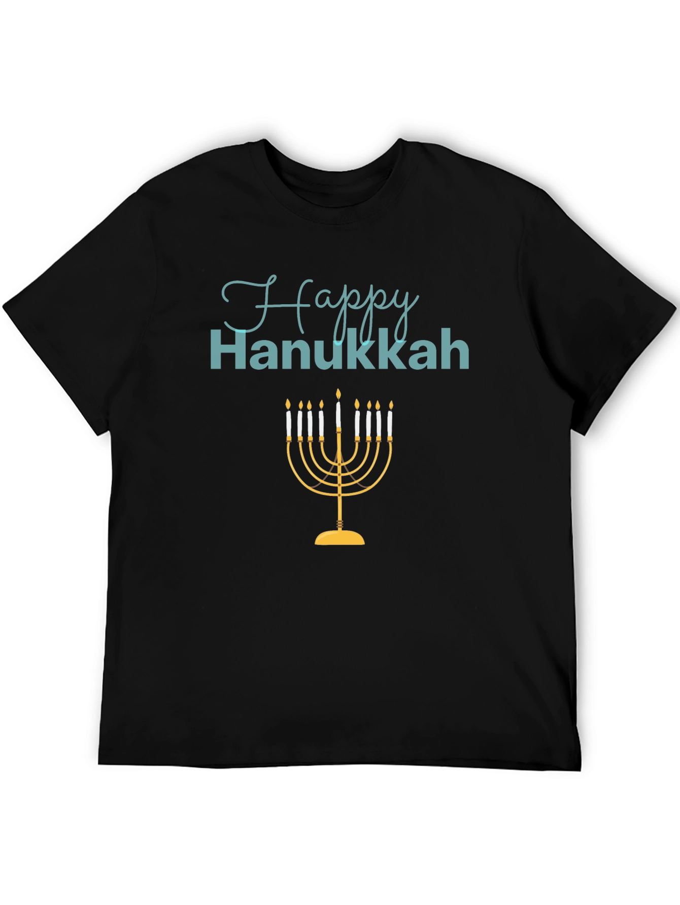 Happy Hanukkah Menorah T-Shirt