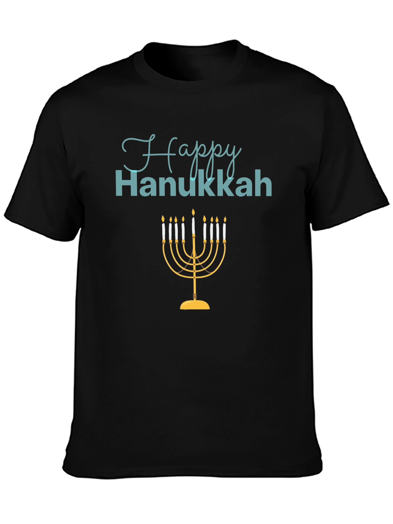 Happy Hanukkah Menorah T-Shirt