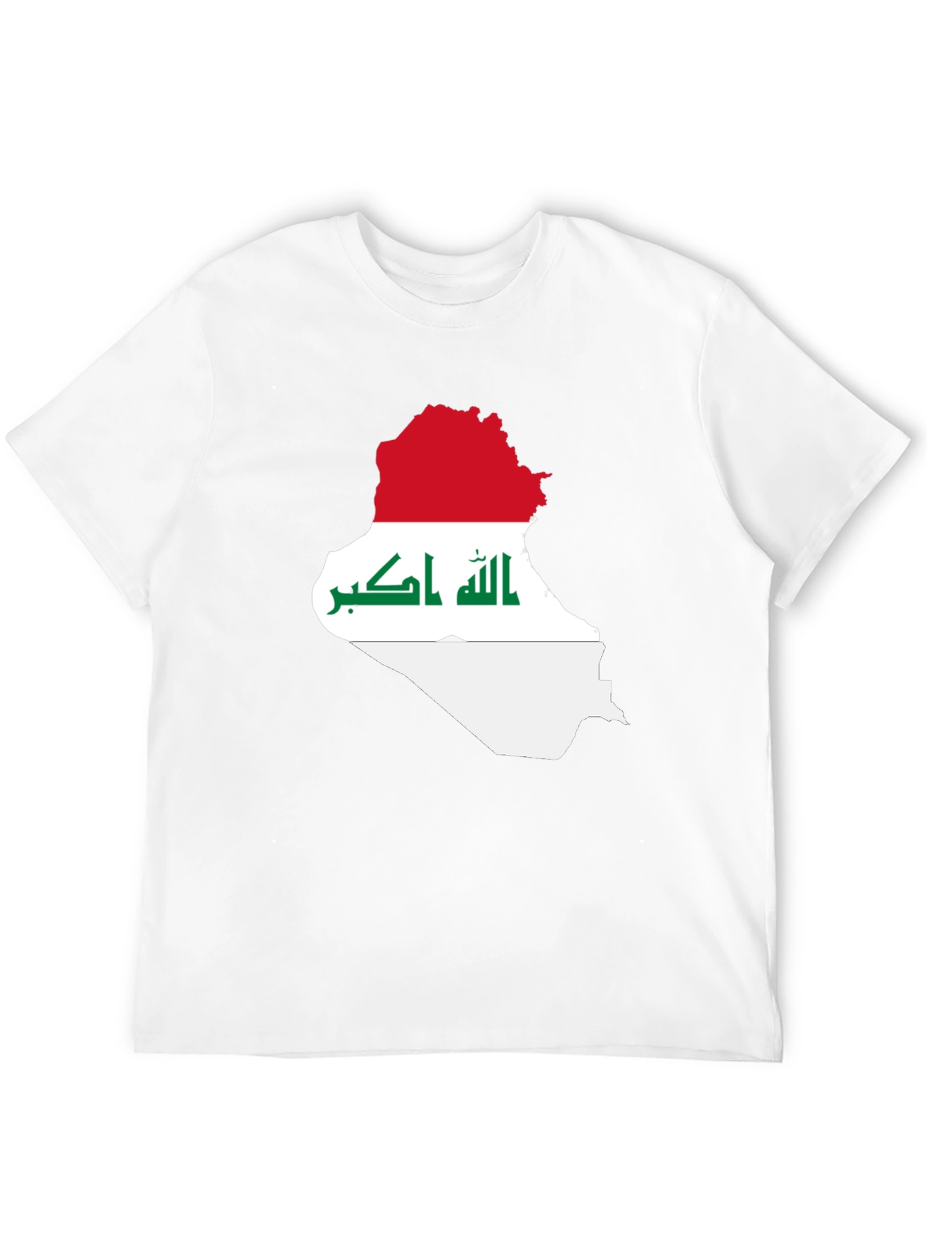 Iraq Flag Map T-Shirt