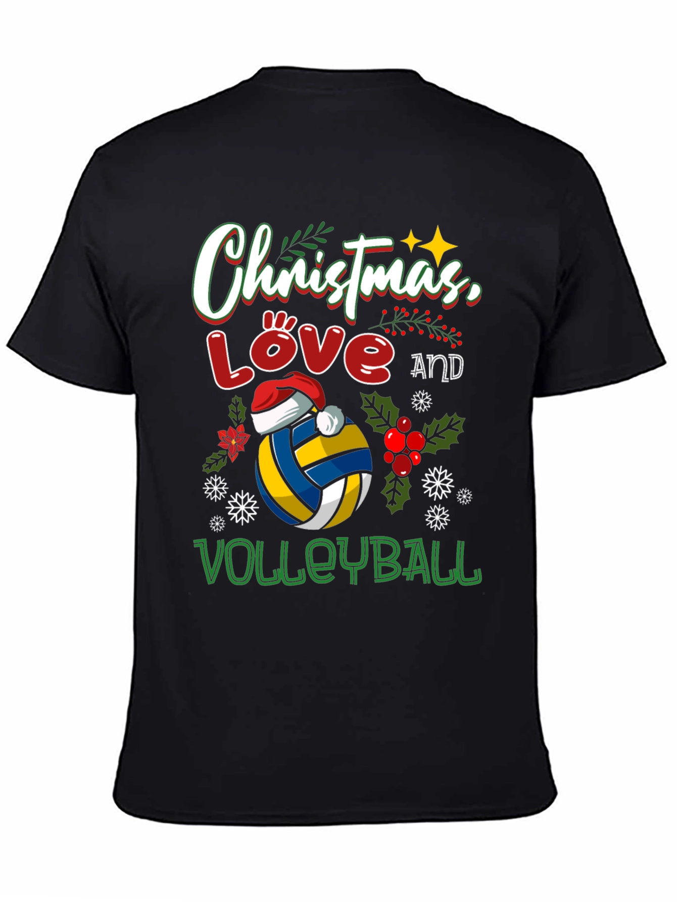 Christmas Love Volleyball T-Shirt