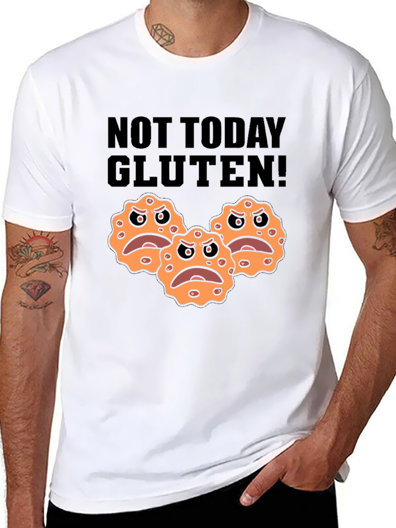 Not Today Gluten! Graphic T-Shirt