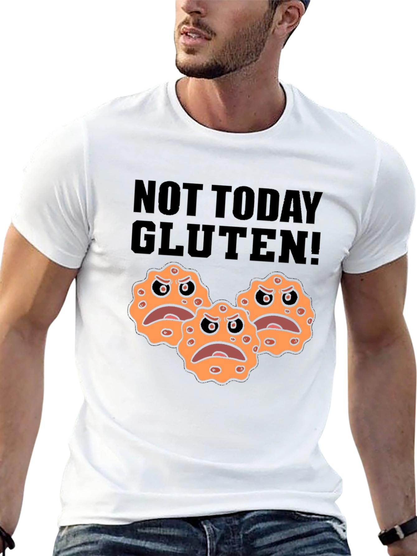 Not Today Gluten! Graphic T-Shirt