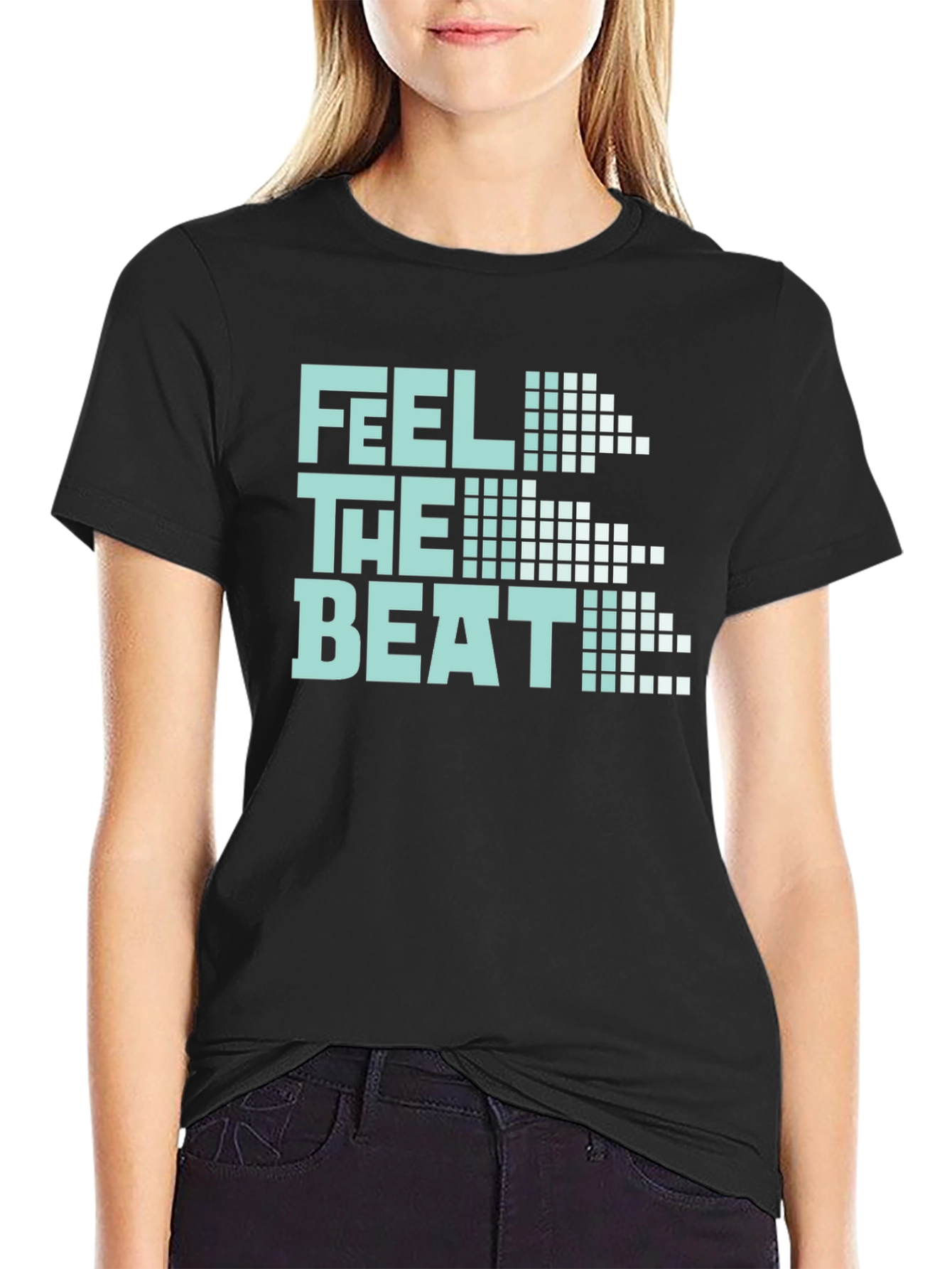 Feel The Beat Graphic Tee - Music Lover Shirt
