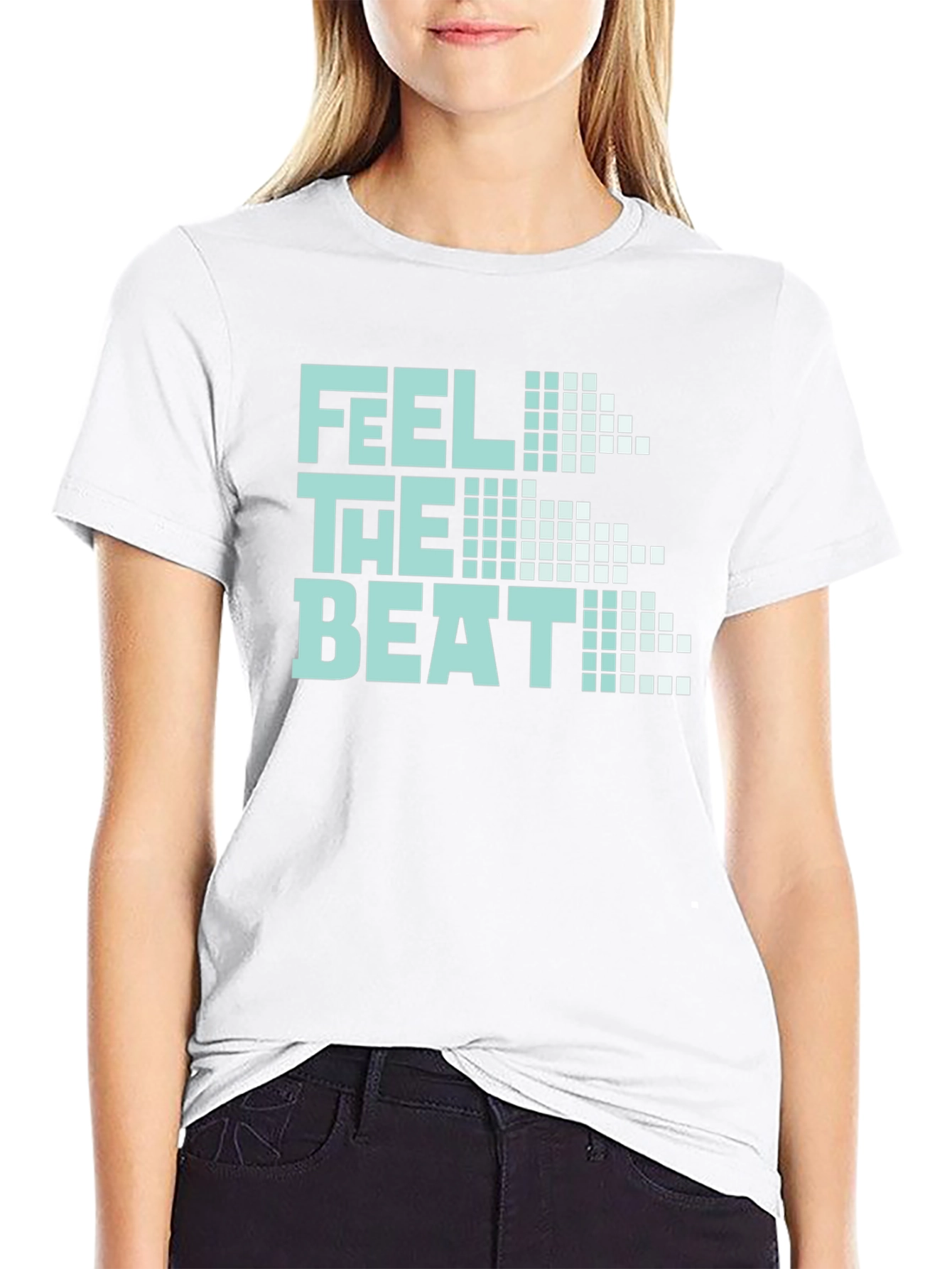 Feel The Beat Graphic Tee - Music Lover Shirt