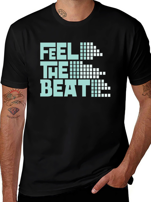 Feel The Beat Graphic Tee - Music Lover Shirt