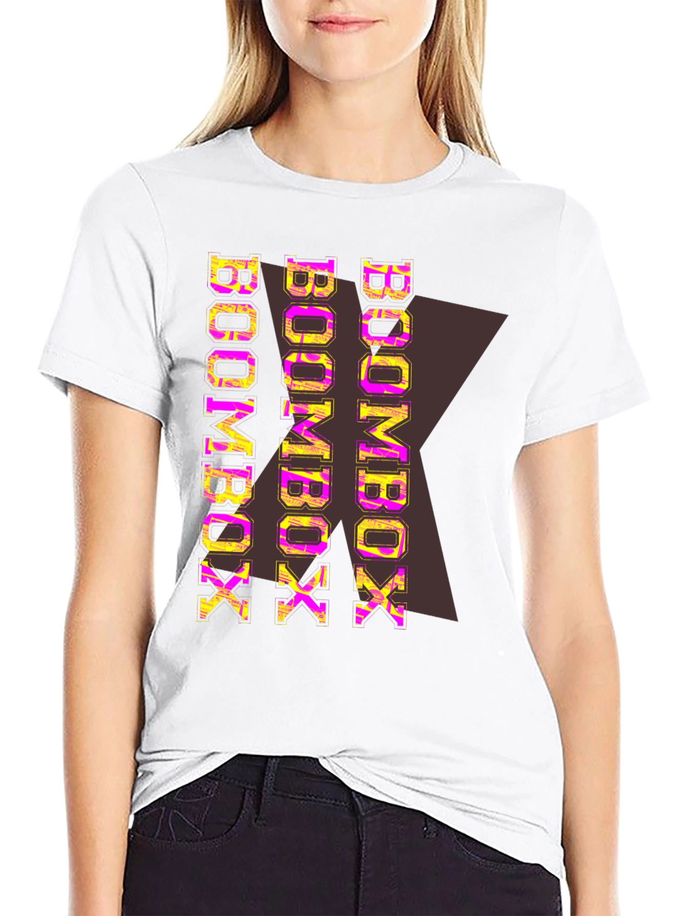 Boombox Graphic Print Mens T-Shirt