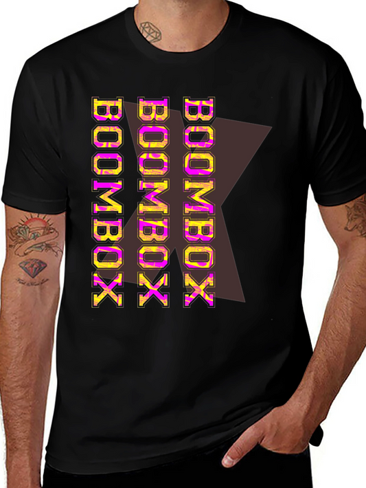 Boombox Graphic Print Mens T-Shirt