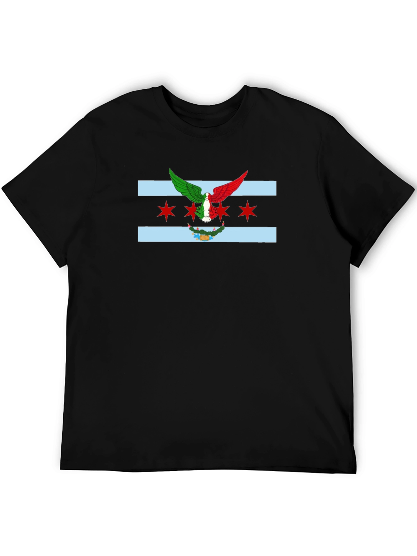Chicago Italian Flag T-Shirt - Unique Graphic Tee