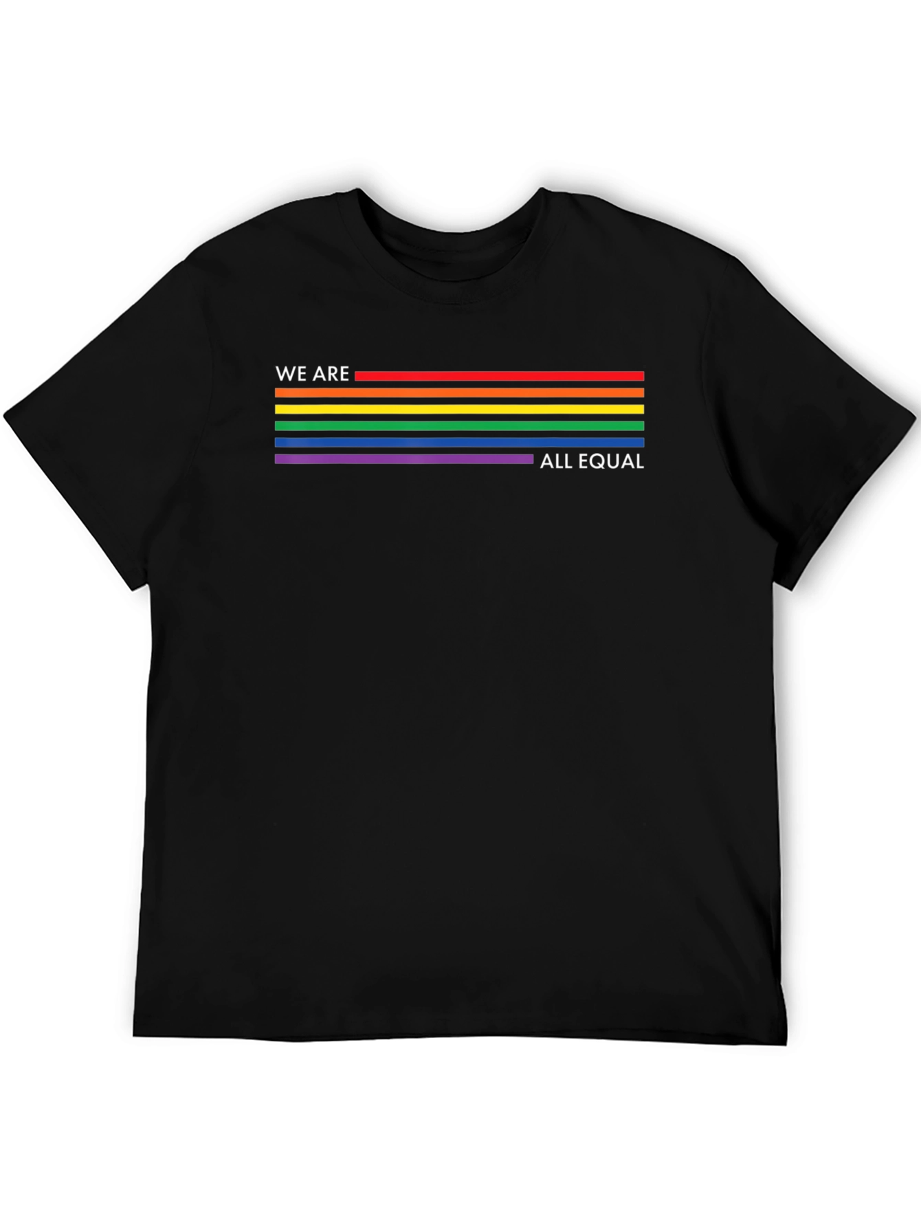 Equality Pride T-Shirt - LGBTQ+ Rainbow Tee