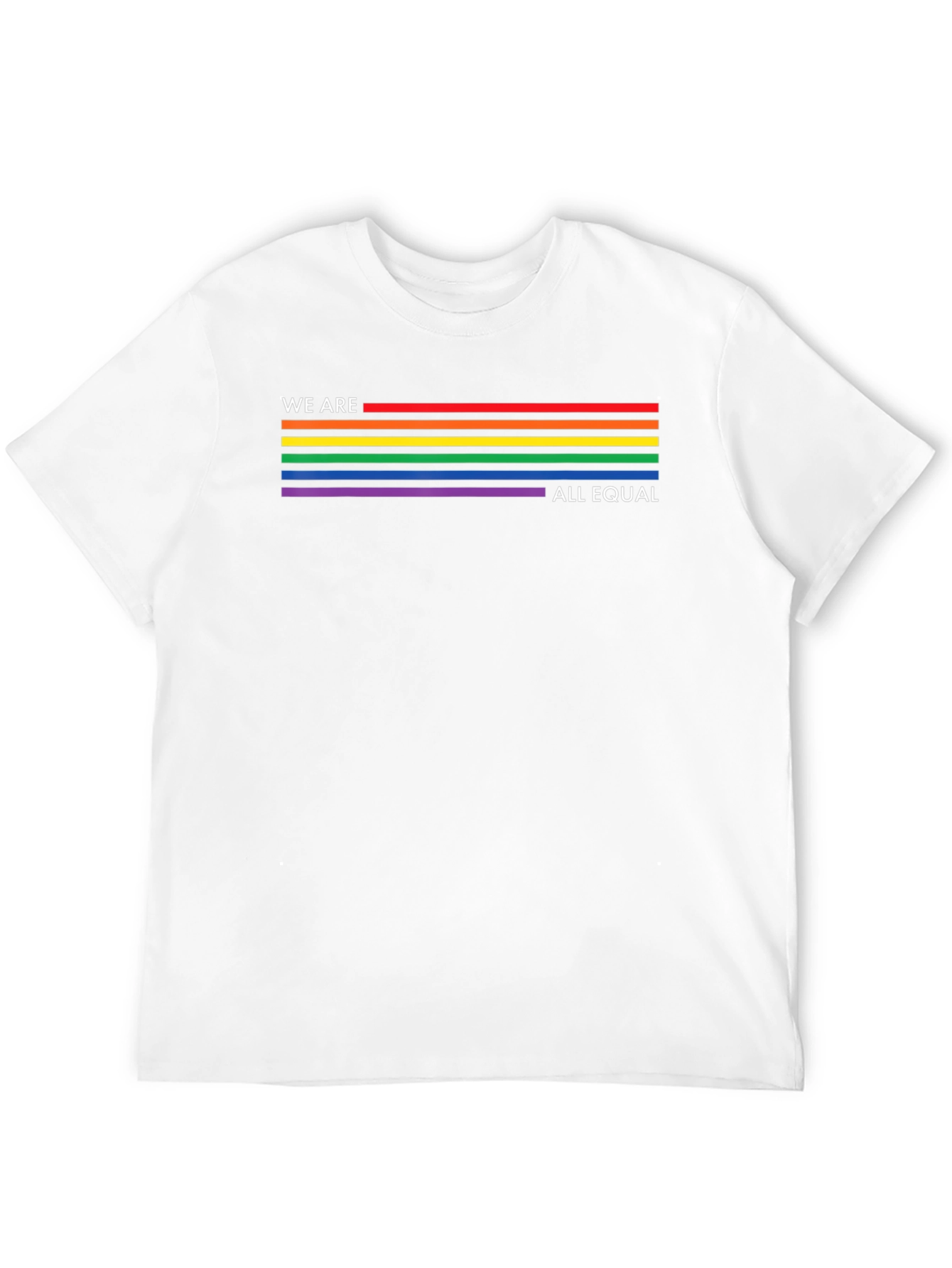 Equality Pride T-Shirt - LGBTQ+ Rainbow Tee