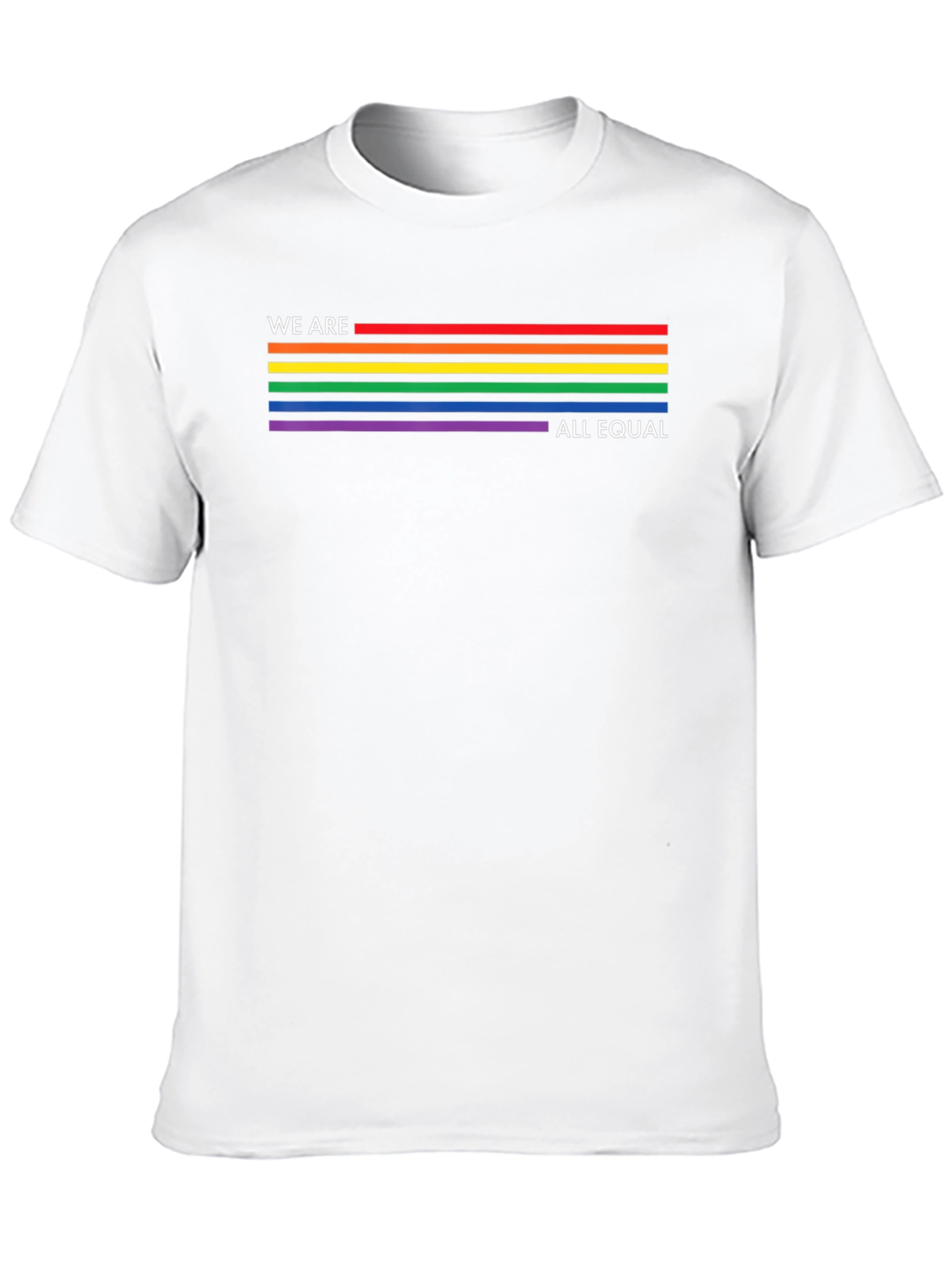 Equality Pride T-Shirt - LGBTQ+ Rainbow Tee