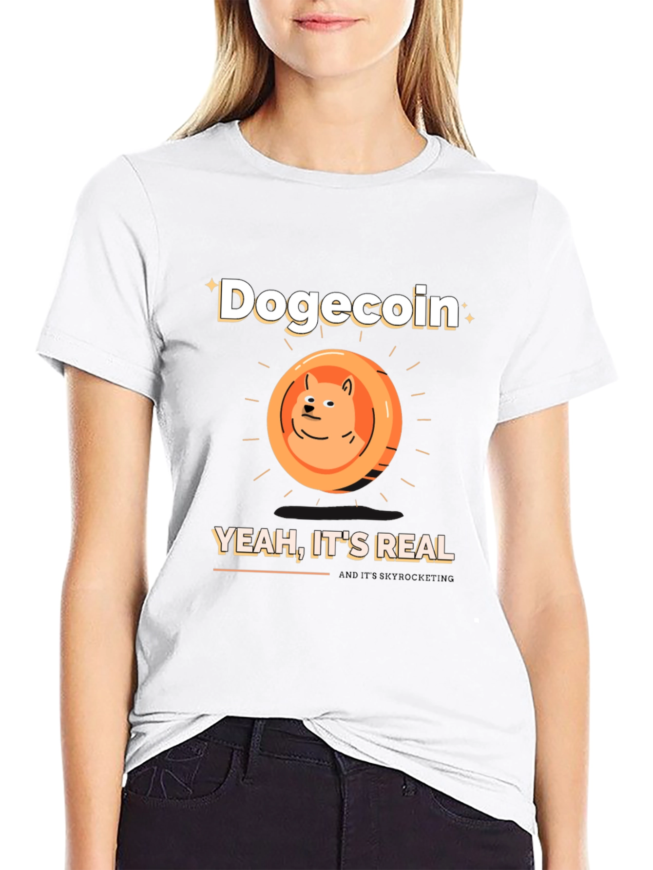 Dogecoin Meme T-Shirt - Yeah Its Real!