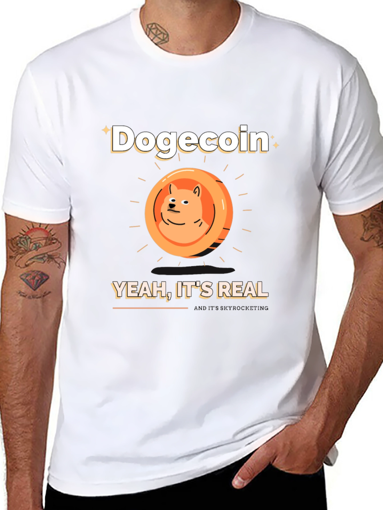 Dogecoin Meme T-Shirt - Yeah Its Real!