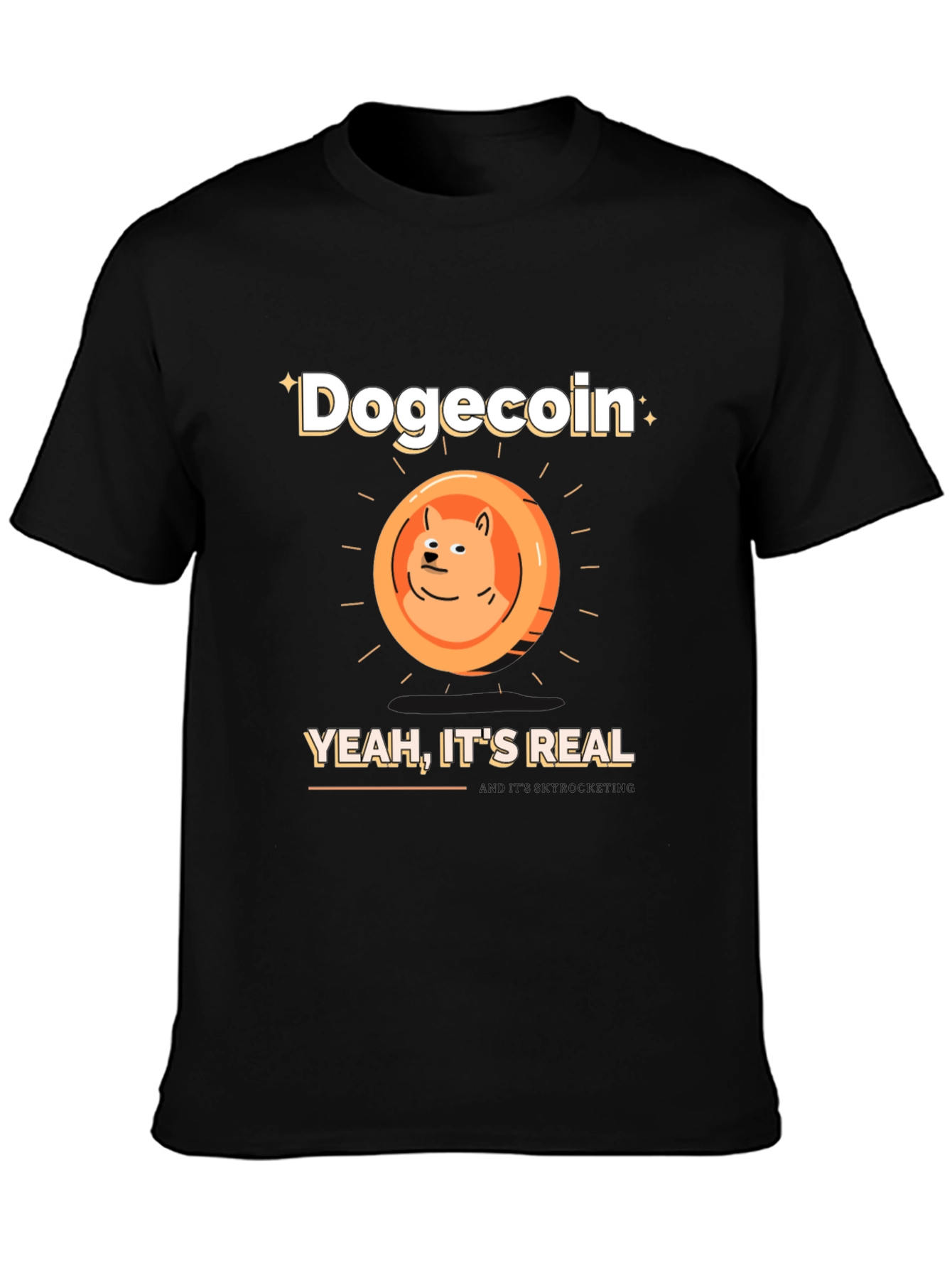 Dogecoin Meme T-Shirt - Yeah Its Real!