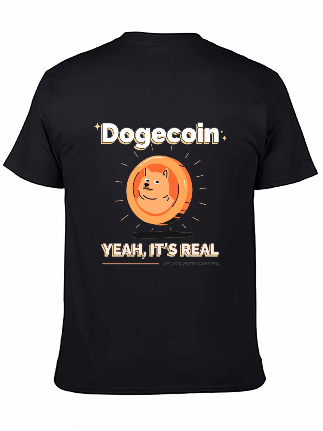 Dogecoin Meme T-Shirt - Yeah Its Real!