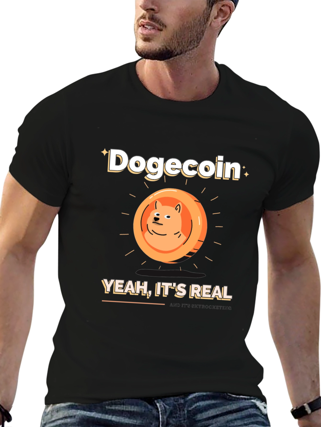 Dogecoin Meme T-Shirt - Yeah Its Real!