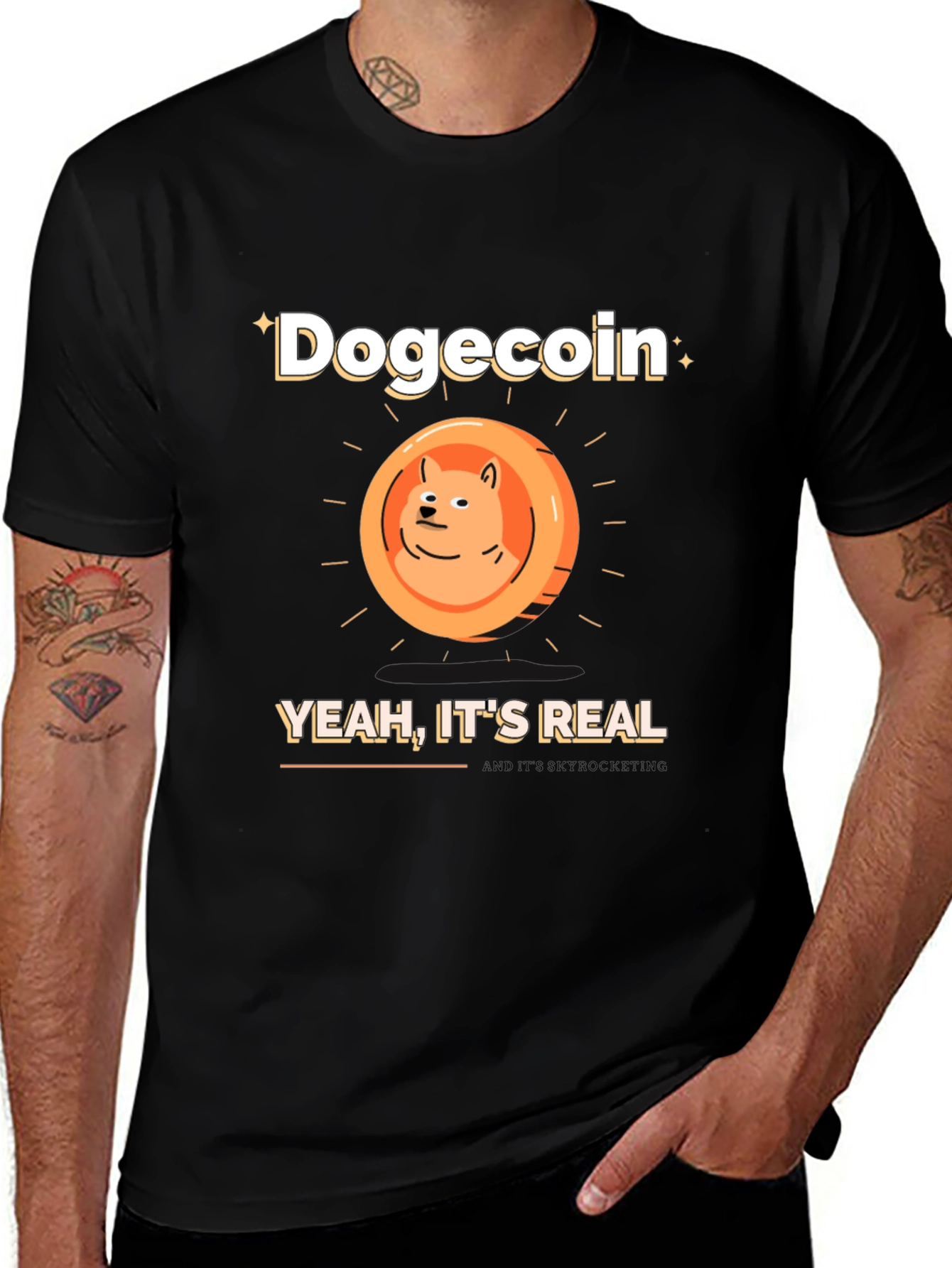 Dogecoin Meme T-Shirt - Yeah Its Real!