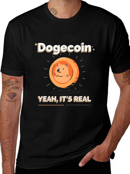 Dogecoin Meme T-Shirt - Yeah Its Real!