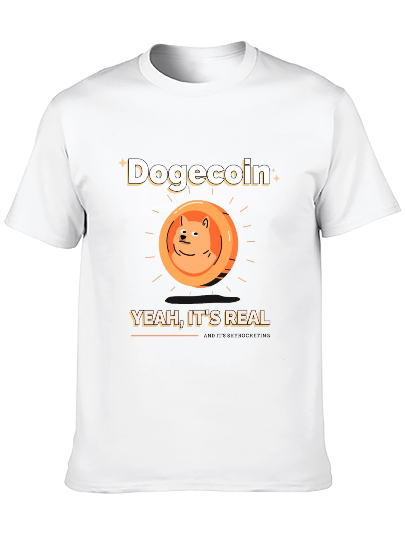 Dogecoin Meme T-Shirt - Yeah Its Real!