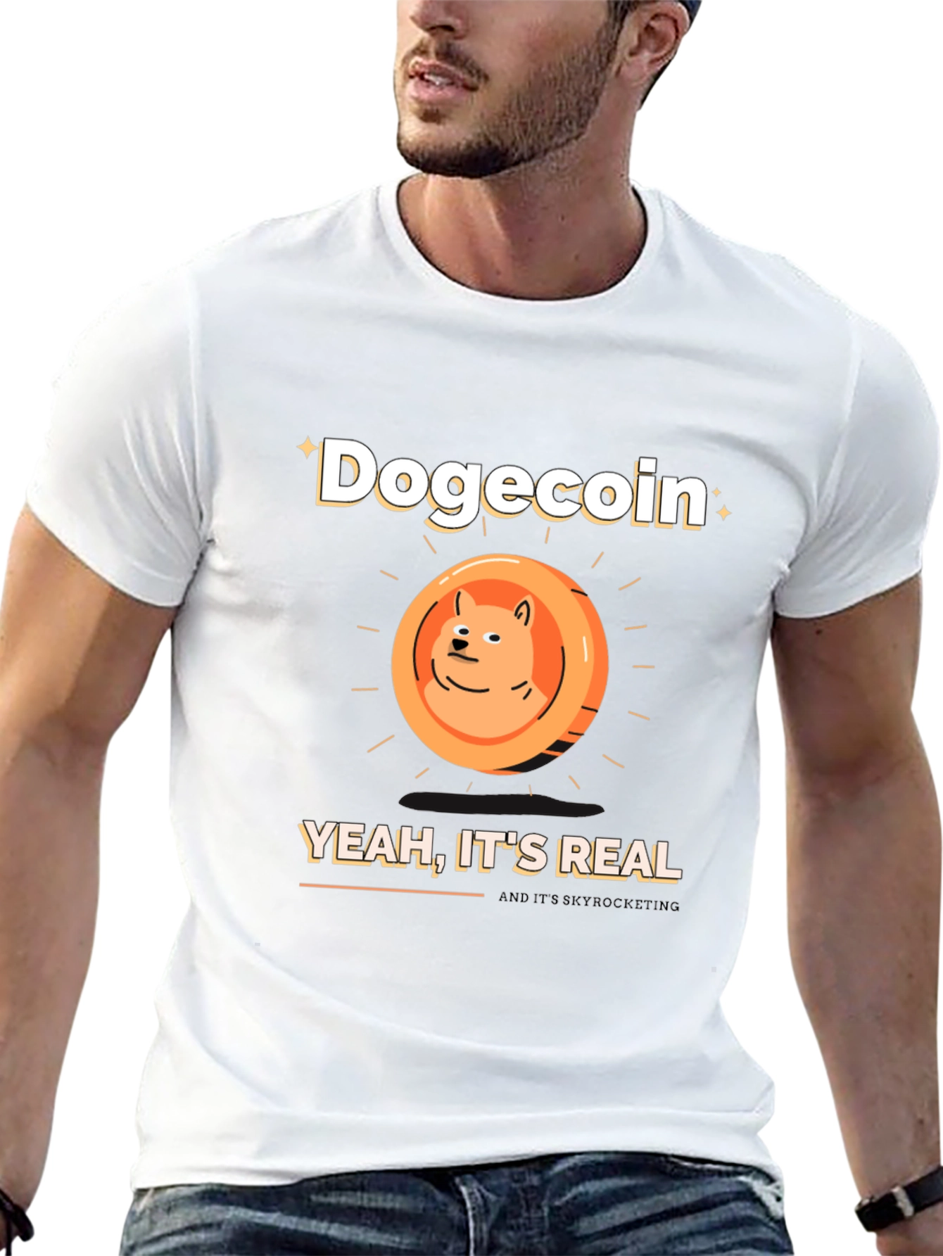 Dogecoin Meme T-Shirt - Yeah Its Real!