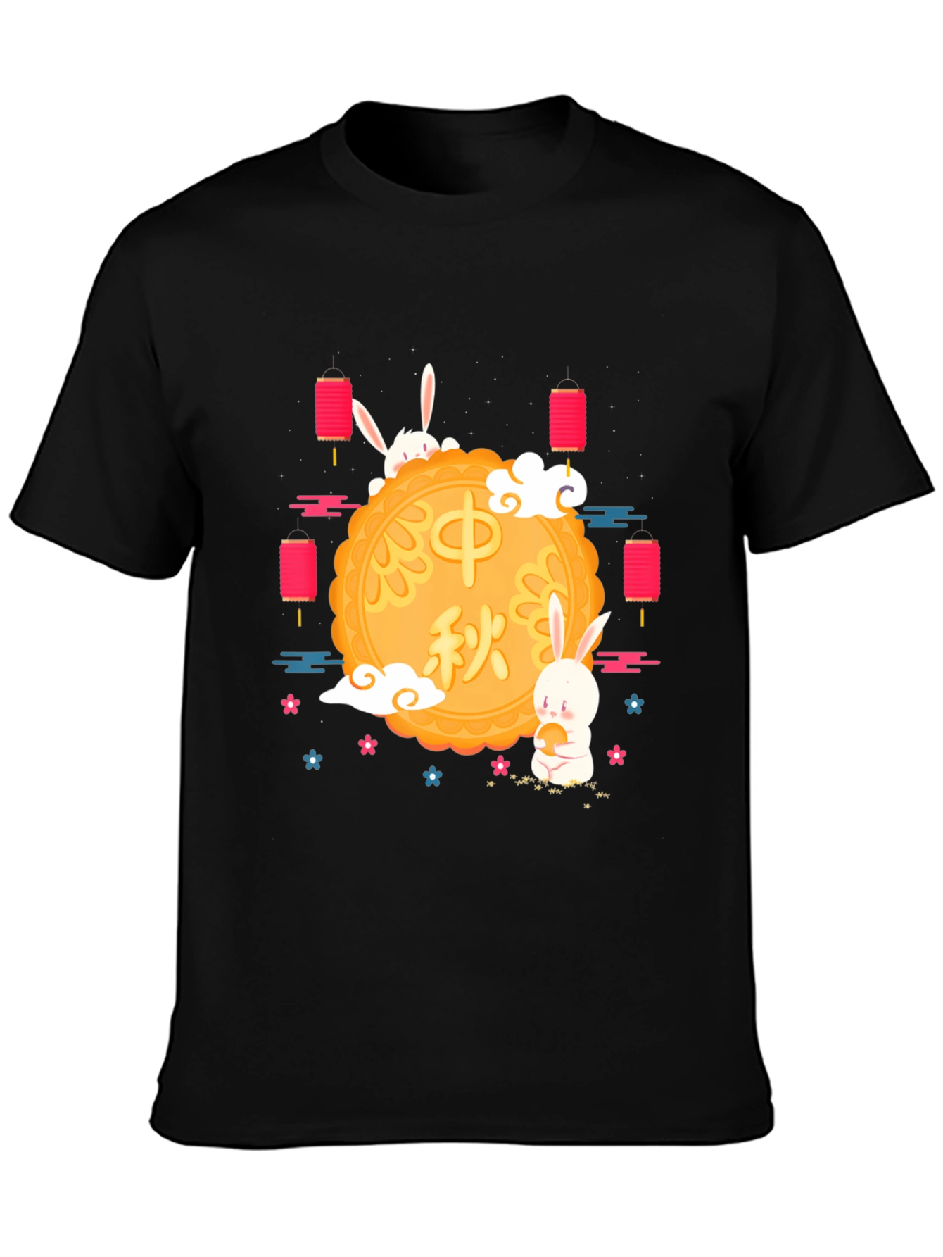 Mid-Autumn Festival Rabbit Graphic Tee