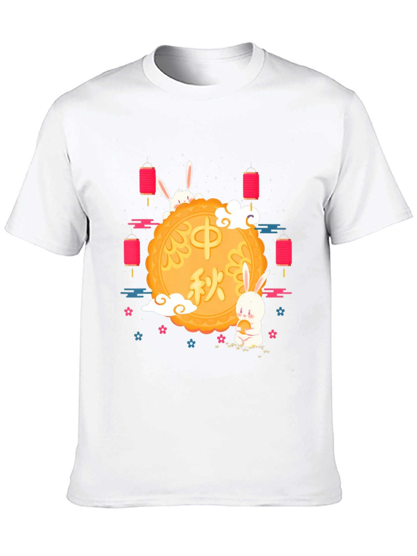 Mid-Autumn Festival Rabbit Graphic Tee