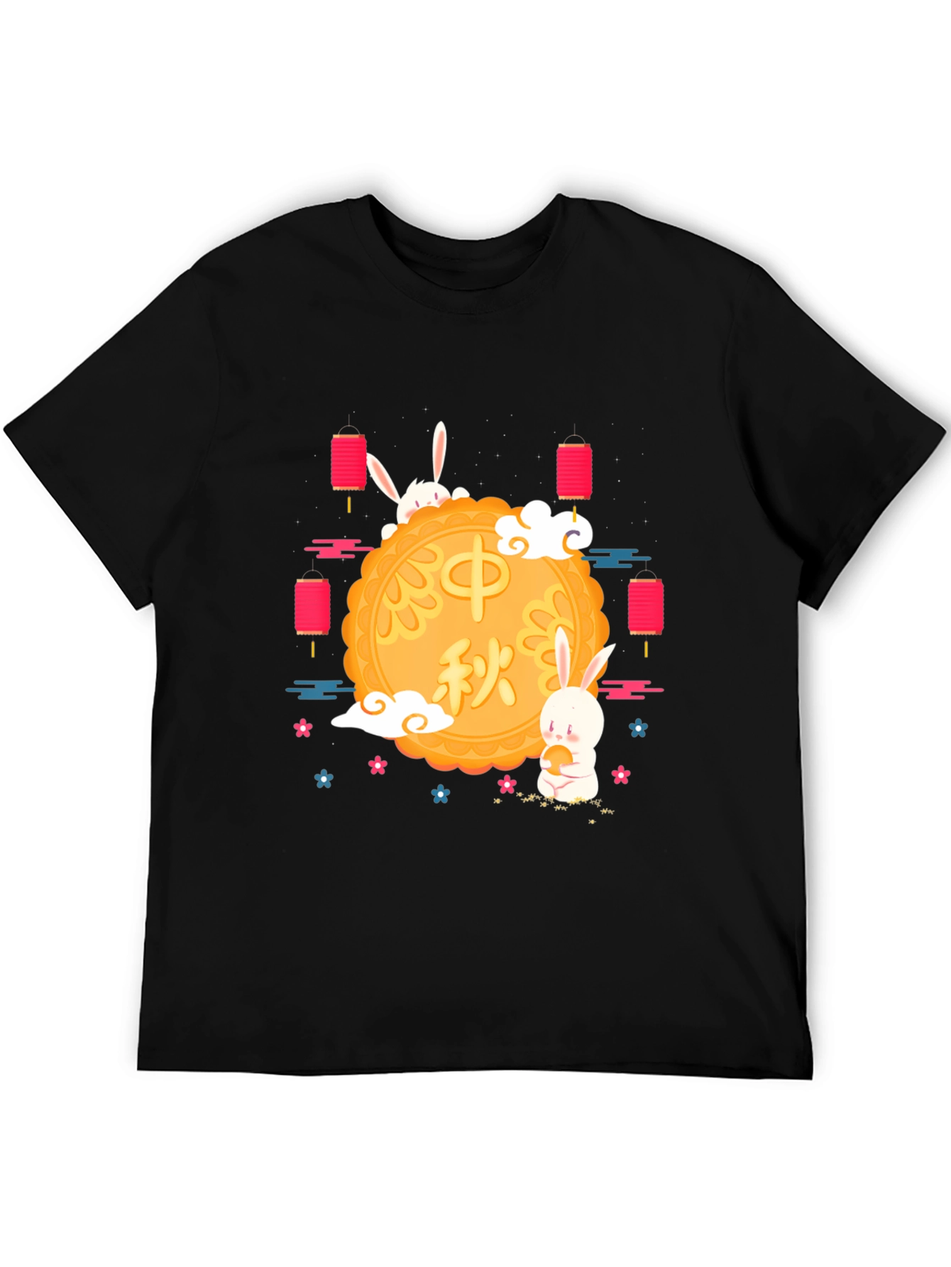 Mid-Autumn Festival Rabbit Graphic Tee